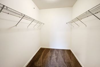 Spacious closets